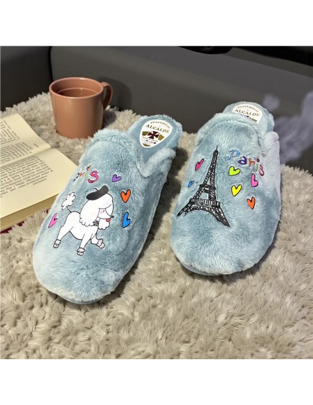 ZAPATILLA PARIS COMBINADA VERDE