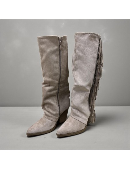 BOTA FLECOS TAUPE