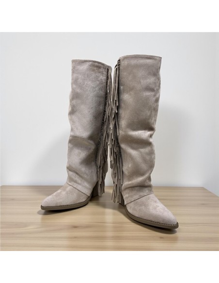 BOTA FLECOS TAUPE