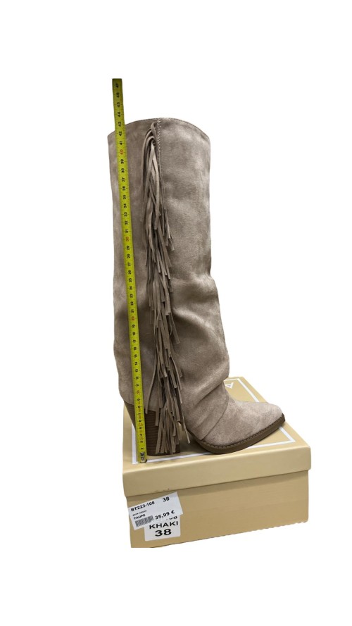 BOTA FLECOS TAUPE