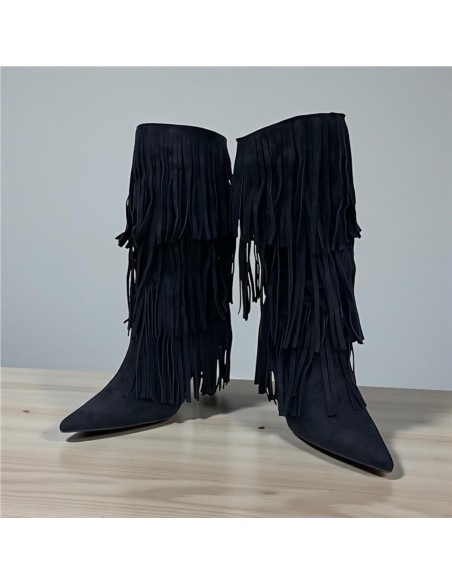 BOTA FLECOS NEGRO