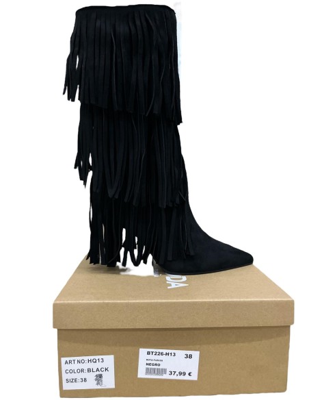 BOTA FLECOS NEGRO