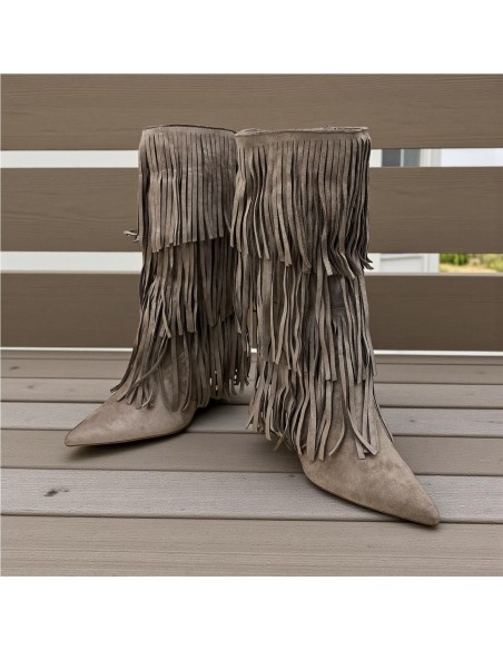 BOTA FLECOS TAUPE