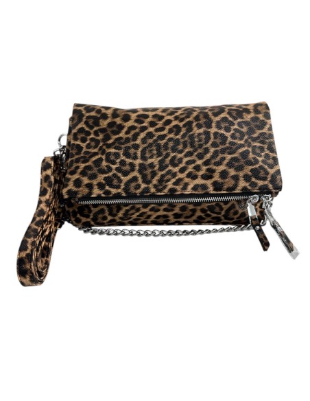 BOLSO LEOPARDO CAMEL