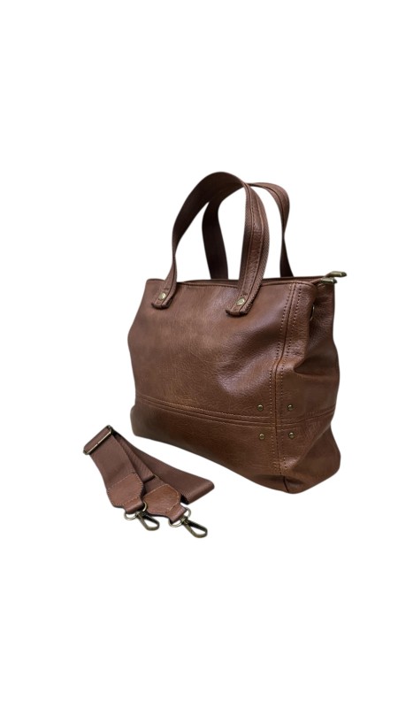 BOLSA SOLAPA MARRON 2