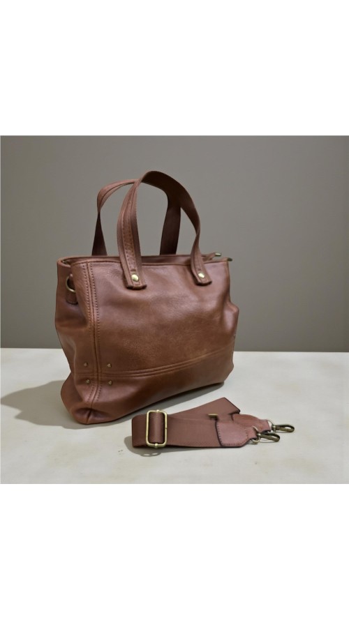 BOLSA SOLAPA MARRON