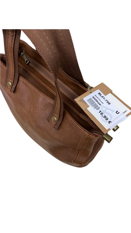 BOLSA SOLAPA MARRON
