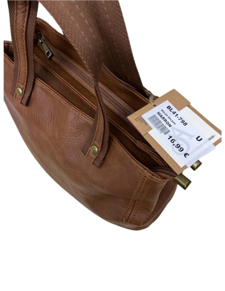 BOLSA SOLAPA MARRON