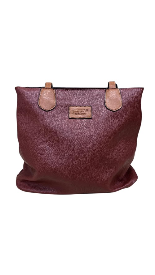 BOLSO GRANDE NAPA BURDEOS