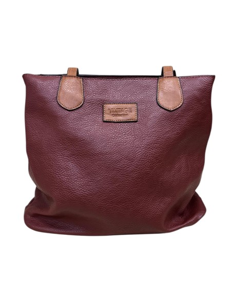 BOLSO GRANDE NAPA BURDEOS
