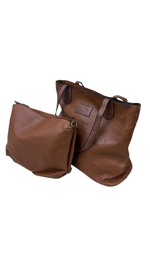 BOLSO GRANDE NAPA MARRON