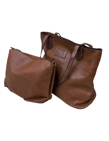 BOLSO GRANDE NAPA MARRON