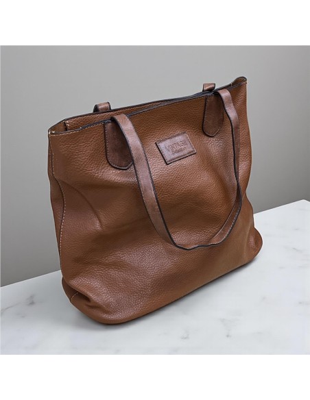 BOLSO GRANDE NAPA MARRON