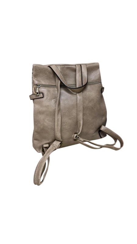 BOLSO NAPA SOLAPA TACHAS BEIG 2
