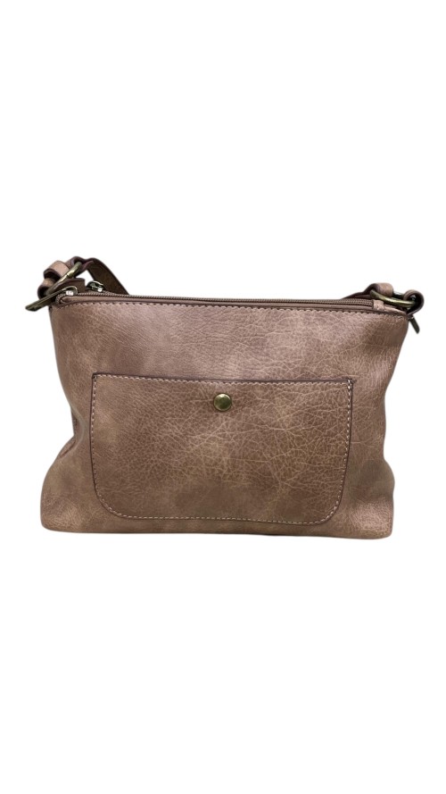 BOLSO PEQUEÑO SOLAPA TAUPE