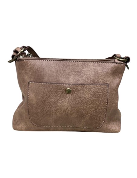 BOLSO PEQUEÑO SOLAPA TAUPE
