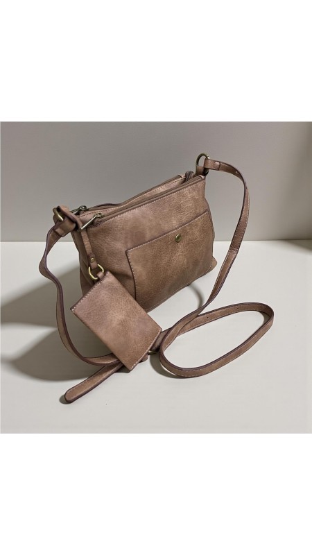 BOLSO PEQUEÑO SOLAPA TAUPE 2