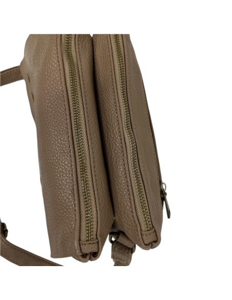 BOLSO PEQUEÑO SOLAPA TAUPE