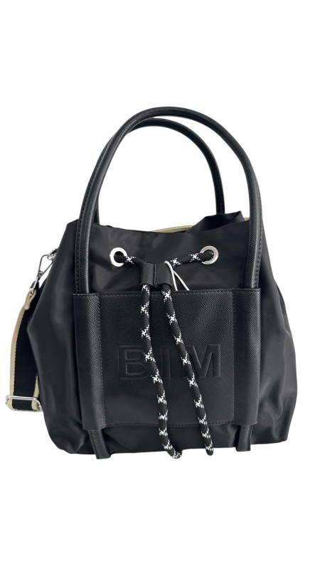 BL45-8087 BOLSO NYLON NEGRO