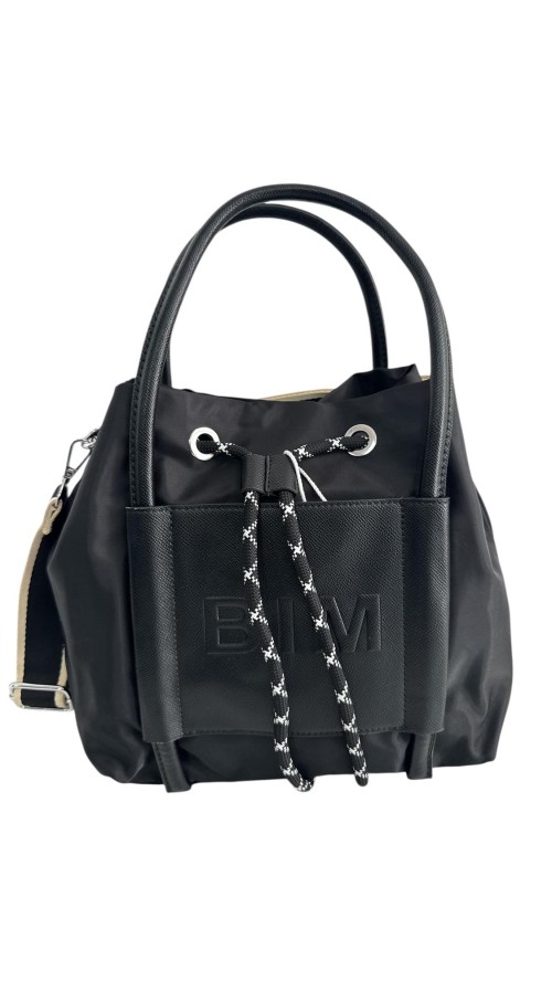 BL45-8087 BOLSO NYLON NEGRO