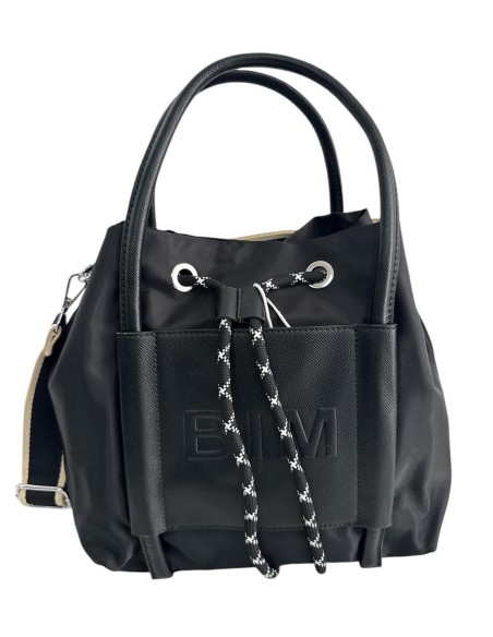 BL45-8087 BOLSO NYLON NEGRO