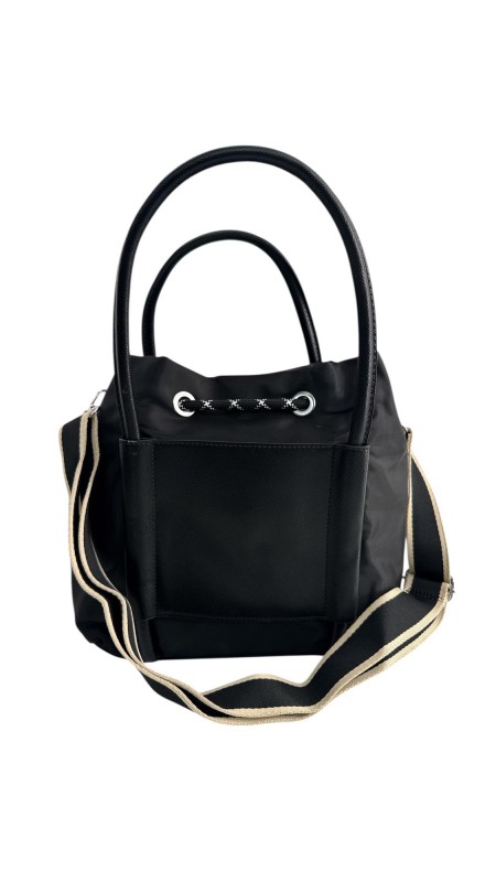 BL45-8087 BOLSO NYLON NEGRO 2