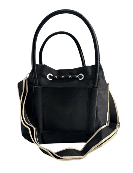 BL45-8087 BOLSO NYLON NEGRO