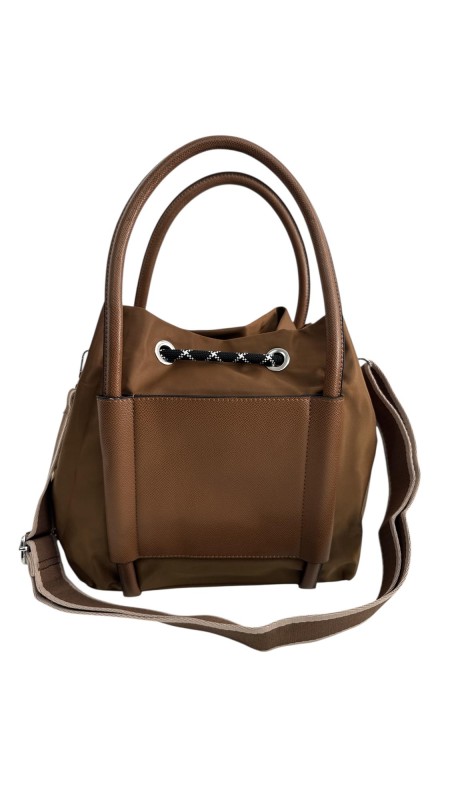 BL45-8087 BOLSO NYLON MARRON 2