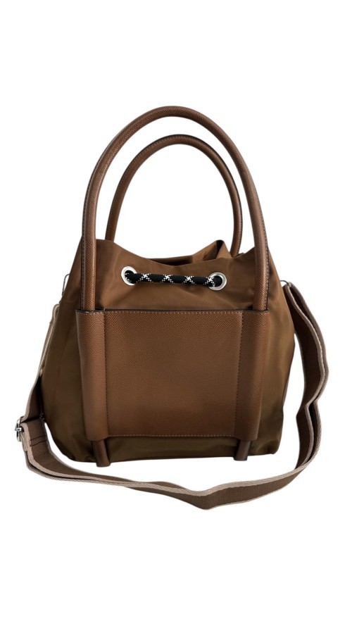 BL45-8087 BOLSO NYLON MARRON