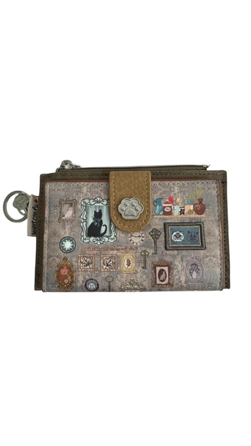 CARTERA SWEET CANDY GATO VERDE