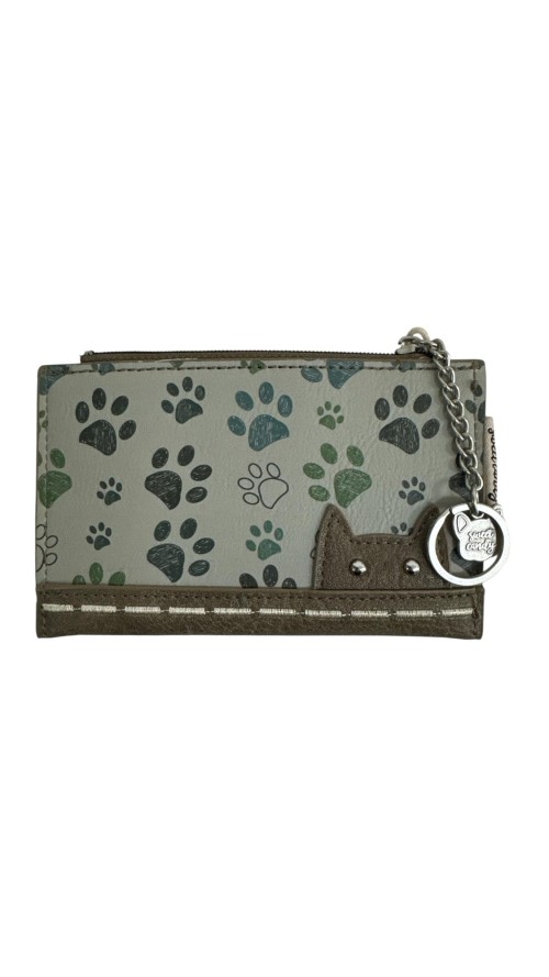CARTERA SWEET CANDY GATO VERDE
