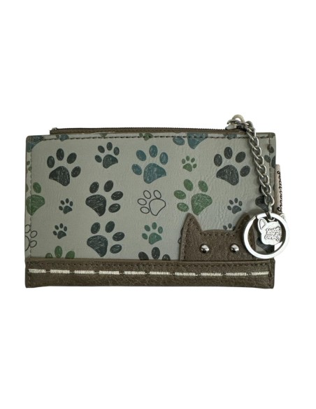 CARTERA SWEET CANDY GATO VERDE