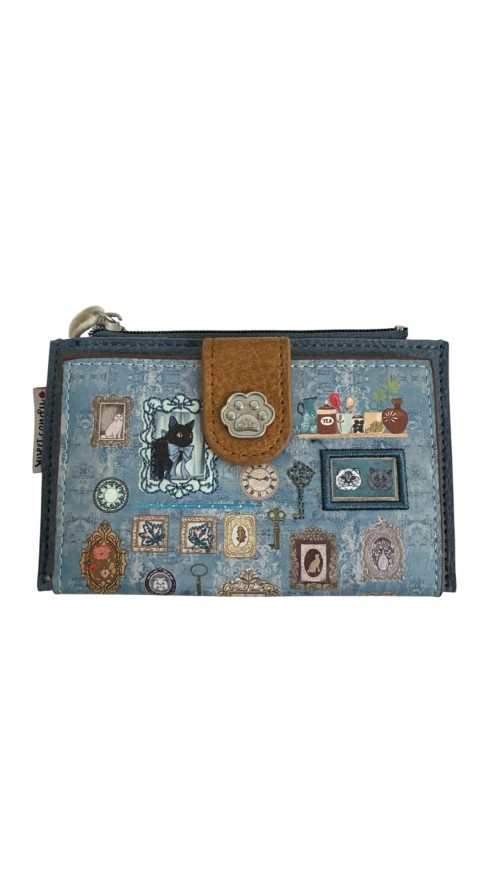 CARTERA SWEET CANDY GATO AZUL