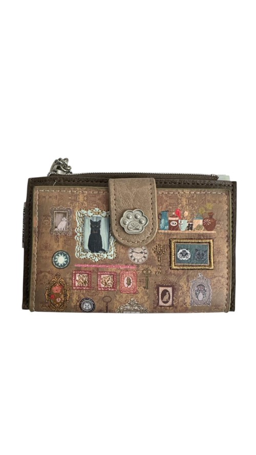 CARTERA SWEET CANDY GATO CAMEL