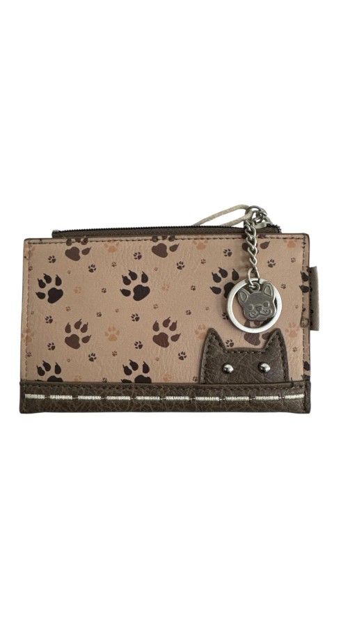 CARTERA SWEET CANDY GATO CAMEL