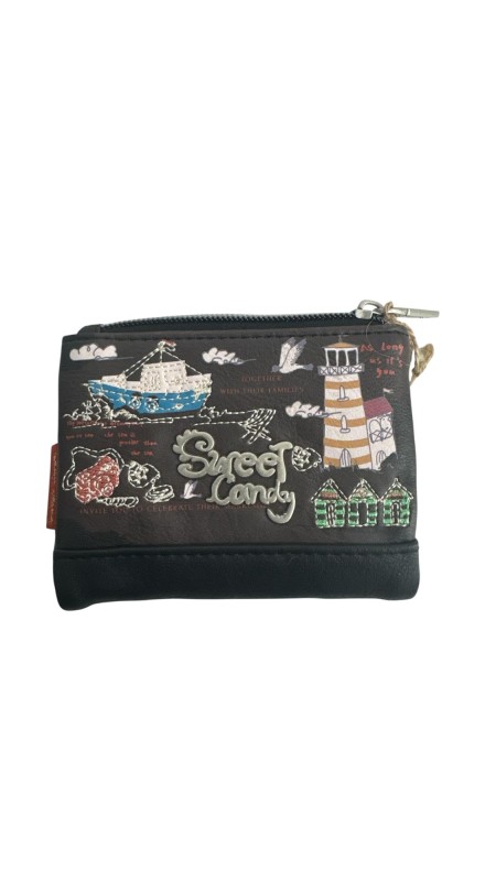 CARTERA SWEET CANDY MAR NEGRO