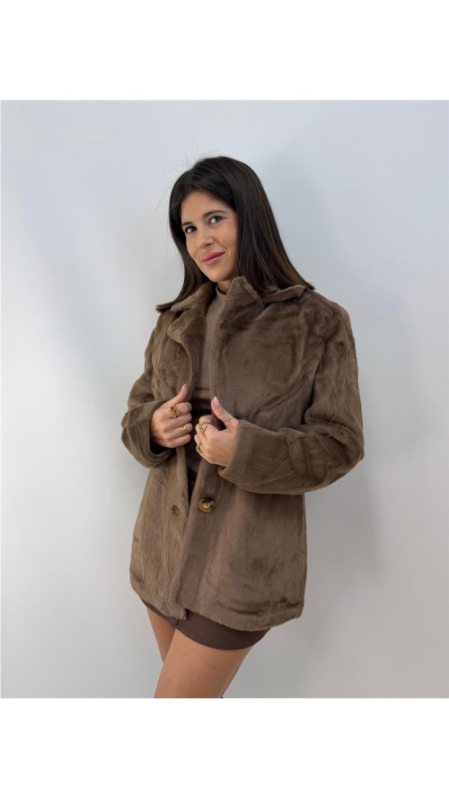 ABRIGO DULCEIDA MARRON