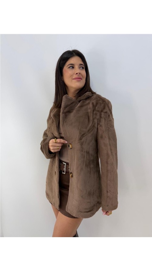 ABRIGO DULCEIDA MARRON