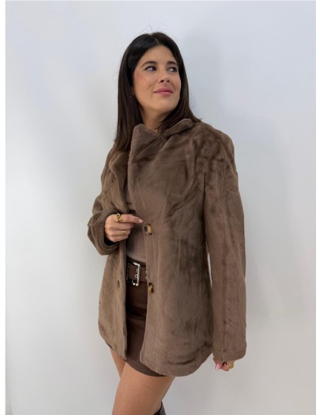 ABRIGO DULCEIDA MARRON