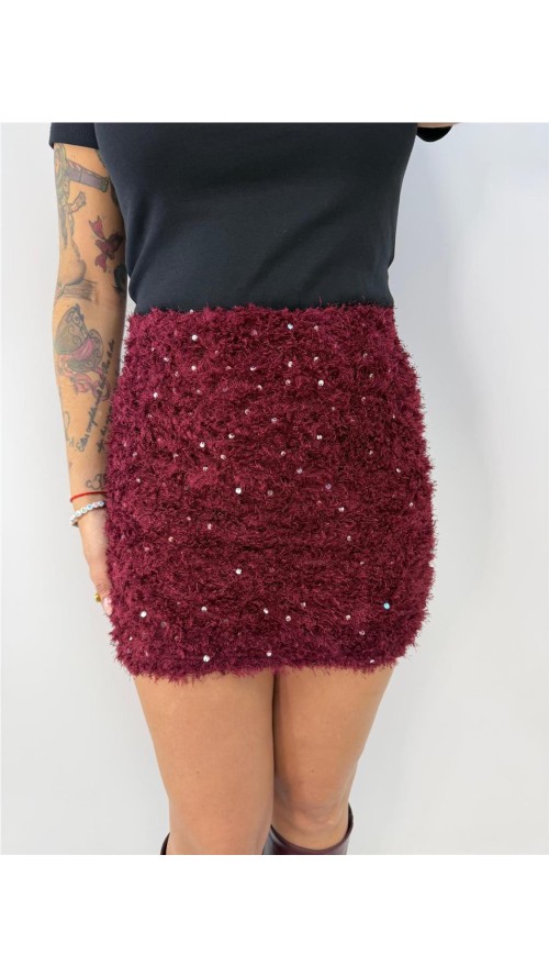 FALDA ROSAURA BURDEOS