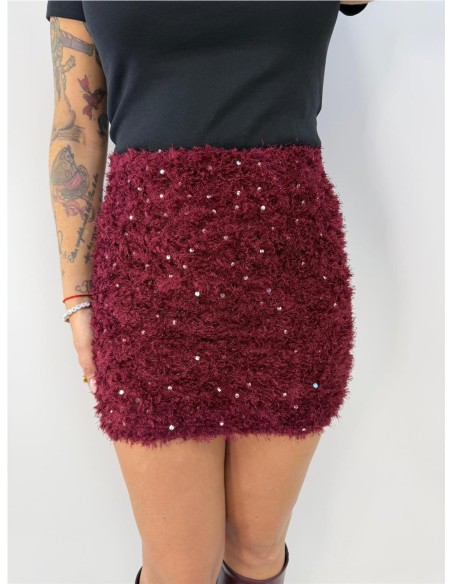 FALDA ROSAURA BURDEOS