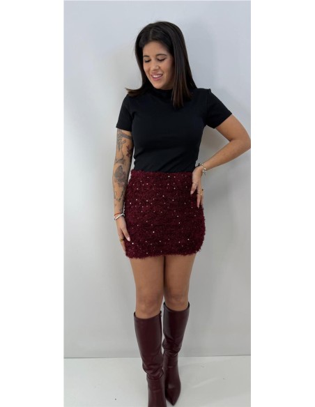 FALDA ROSAURA BURDEOS