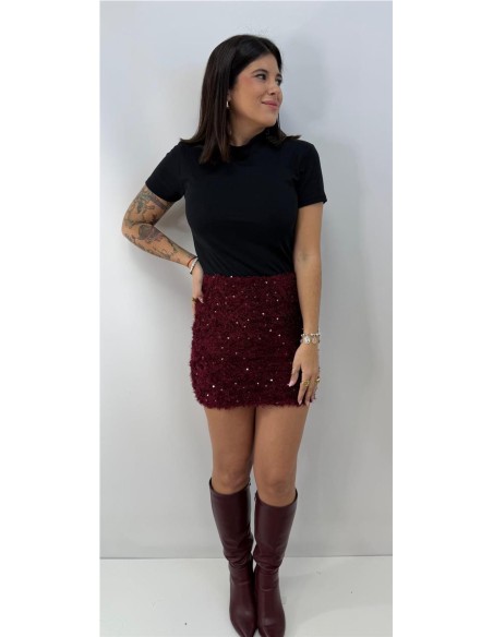 FALDA ROSAURA BURDEOS