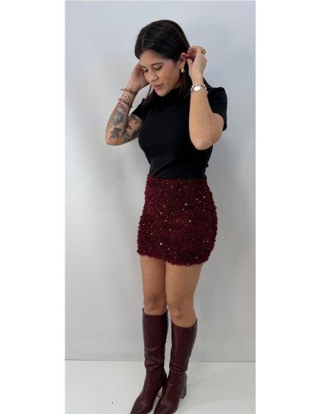 FALDA ROSAURA BURDEOS