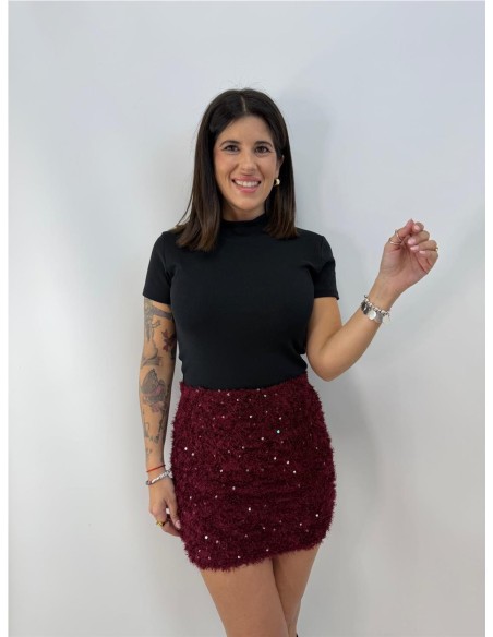 FALDA ROSAURA BURDEOS