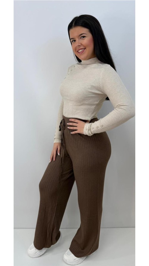 PANTALON JIMENA MARRON