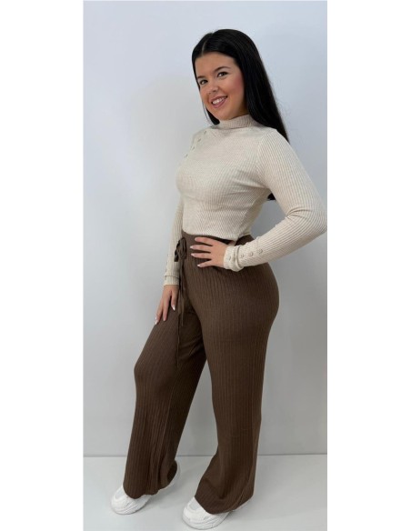 PANTALON JIMENA MARRON