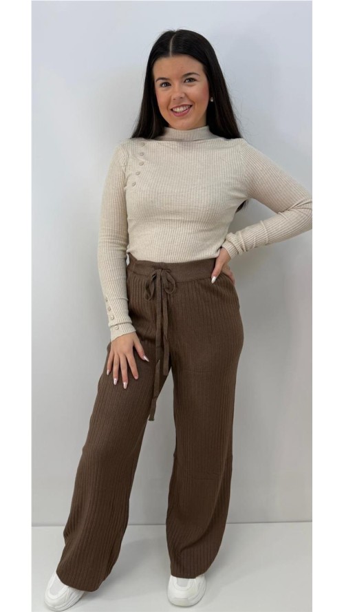 PANTALON JIMENA MARRON