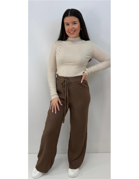 PANTALON JIMENA MARRON