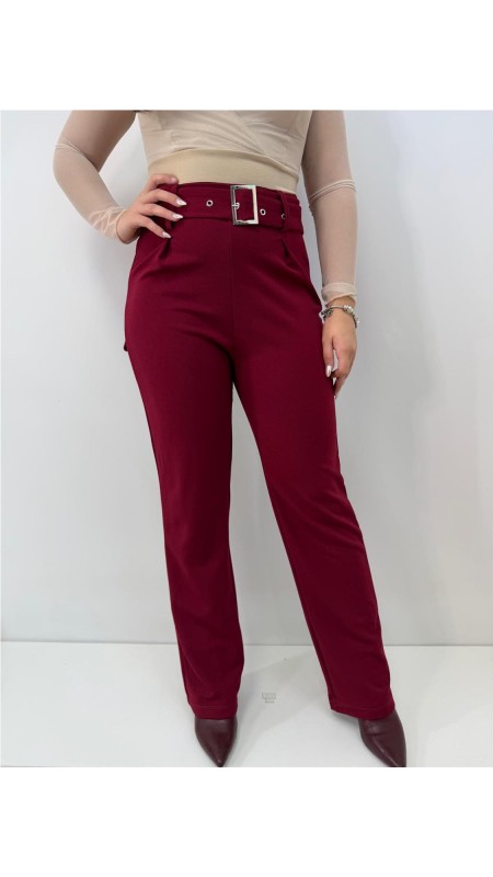 PANTALON PINZA TOLEDO BURDEOS